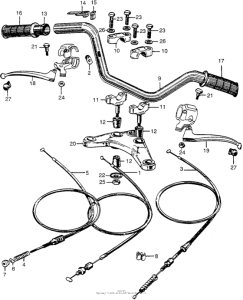 CA175 Ca175 handlebar