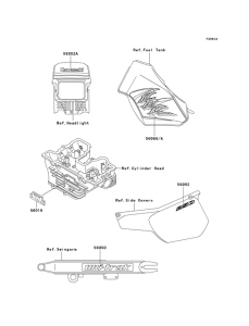 KL250 Наклейки