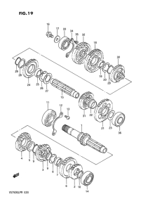 VS750 Трансмиссия