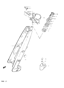 FR50 Вилка передней оси