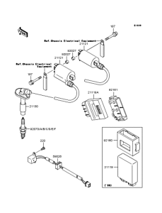 EX250 Катушка зажигания