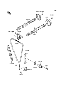 ZR400 Распредвал