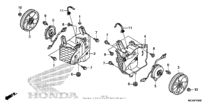 GL1800 (ABS) Вентилятор охлаждения