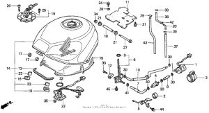 VFR750F Fuel tank 94-97