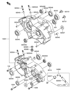 RM65 Картер двигателя