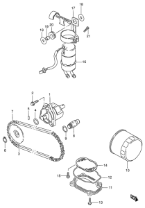 VS800 Масляный и топливный насос