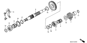 XR200R Кик стартер