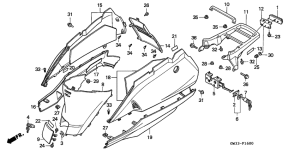 NH90 Body cover / rear carrier
