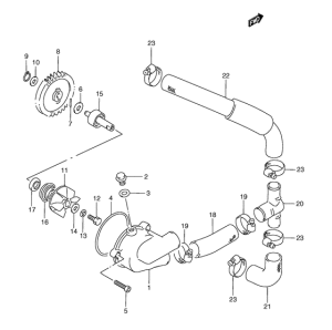 RGV250 Водяная помпа