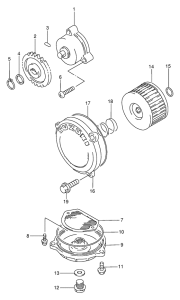 DR650 Маслонасос