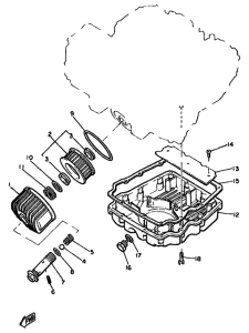 XJ650 Масляный фильтр
