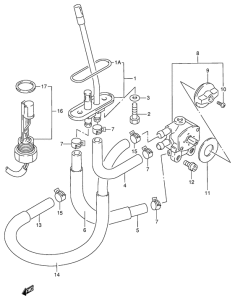 RF900 Топливный кран