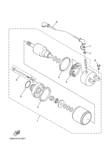 YP250 Стартер