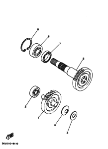 YL50 Мост ведущий комплект