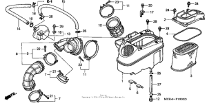 VT1100C2 Воздушный фильтр