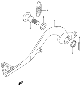RM85 Передний суппорт