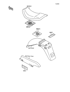 EX400 Лейбл предостережения