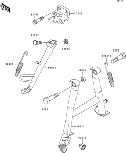 EX250 Подножка