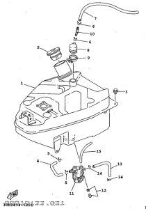 XC150I Топливный бак