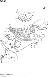 AN400Z (ABS) Передний ящик