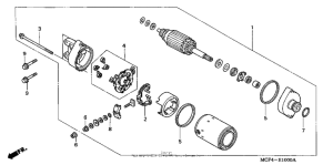 RVT1000R Стартер