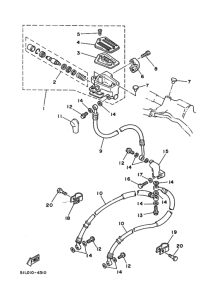 RZ350RR ﾌﾛﾝﾄﾏｽﾀｼﾘﾝﾀﾞ