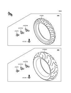 ZX1000 Покрышки