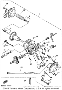 XV250 Карбюратор