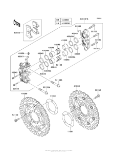ZG1400 Передний тормоз