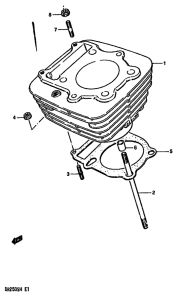 DR250 Цилиндр