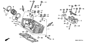XL600V Головка цилиндров