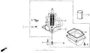 CR500R Carburetor o.p.kit 84
