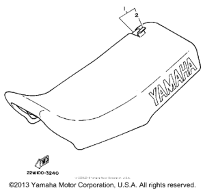 YZ80T (Motocross) Сиденье