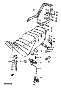 GSX550 Пружина