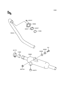 BJ250 Глушитель