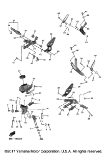 YZF-R6 Подножки