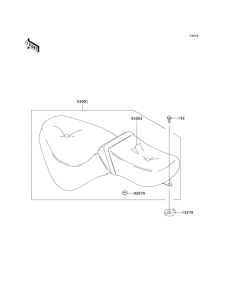 VN800 Сиденье