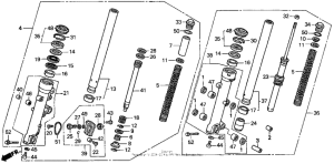 ST1100 (ABS/ TCS) St110a front fork 96-98