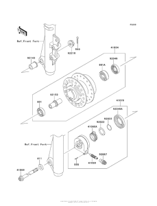 AN112 Front Hub (Rcf)