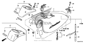 VT750C2B Fuel tank (1)