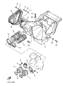 SRX600N (20.0KW) Впускная система