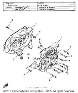 GT80G Картер двигателя