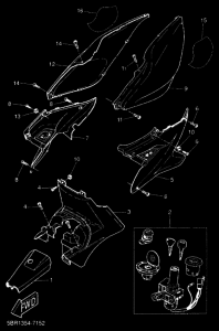 YQ50L Боковая крышка