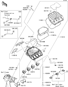 ZX600 Воздушный фильтр