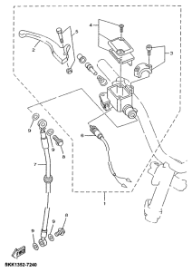 YN100 - hauptbremszylinder