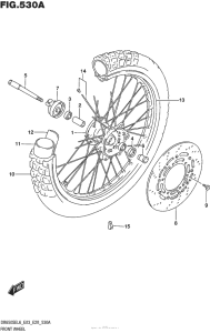  Переднее колесо