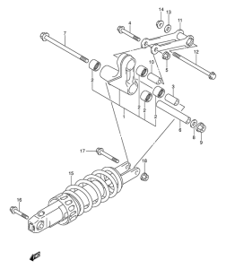 AN250 Втулки заднего рычага