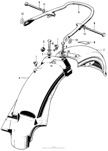  Задний бампер