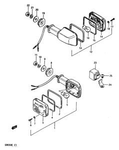GR650 Поворотники