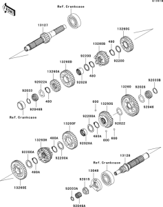 VN1500 Transmission(vn1500-e5 / e6)